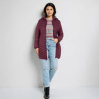 Women's Solid-Color Winter Cotton Padded Jacket