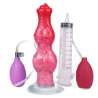Knox - Inflatable Knot Dildo - Squirting Silicone Dildo