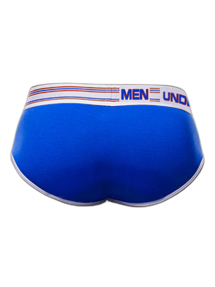 Men's Spliced Color Support Pouch Briefs