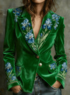 Elegant Retro Style Women's Suit Jacket