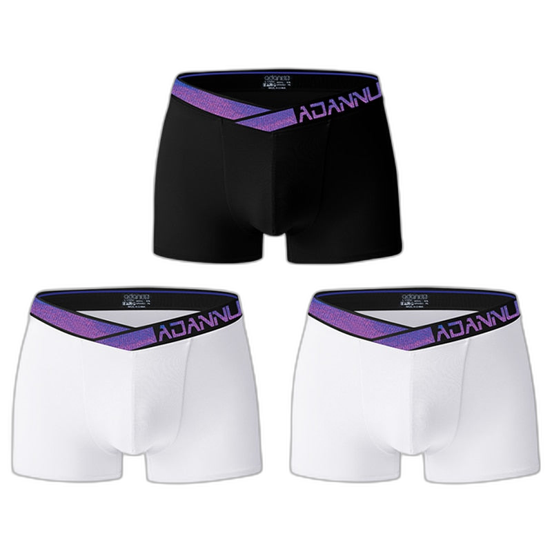 ADANNU Blue Classic Boxers (3 Pack)