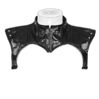 PU Leather High Collar Kink Harness