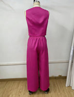 Lightweight Professional-style Commuter Fashion Women's Vest Paired With Trousers
