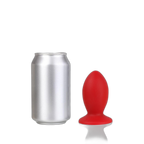 Rage - Red Silicone Butt Plug - 4 Sizes
