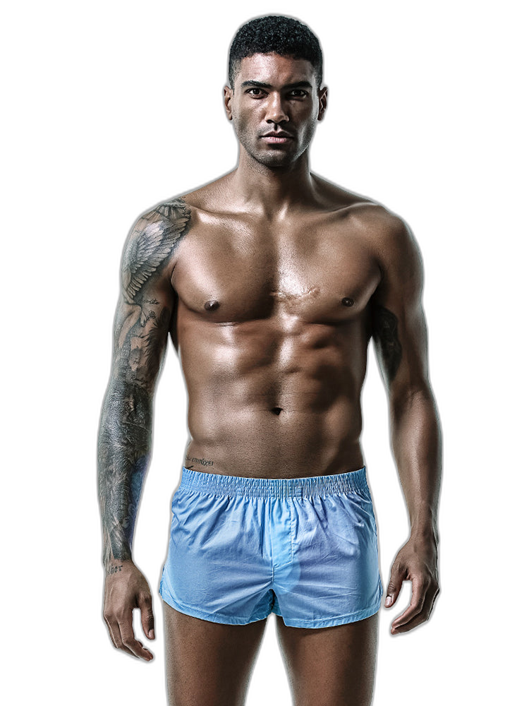Men's Breathable Cotton Built-in Pouch Boxers