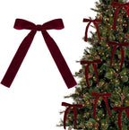 Velvet Christmas Tree Pendant Fabric Door Hanging Christmas Tree Decorations