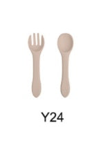 Baby Feeding Set - Silicone Spoon & Fork, Food-Grade BPA-Free