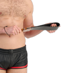 Prowler RED Leather & Wood Flapper Paddle