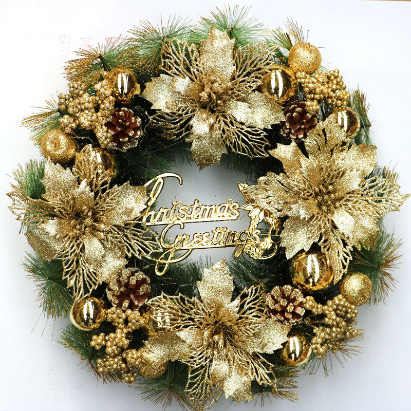 Christmas Wreath Door Hanging Decorations Festive Ornaments