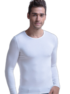 Mens Ultra Soft Low Cut V-Neck Thermal Shirt