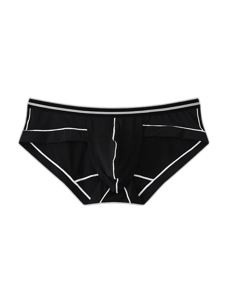 3 Pack Men's Semi-Transparent Comfortable Soft Skin-Friendly Minimalist Briefs