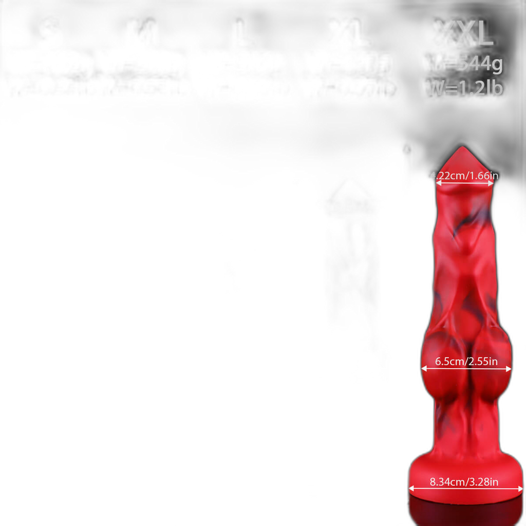 Lukan - Wolf Dildo - Knot Dildo - 5 Sizes