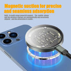 The Qi Wireless Charger 15w Magnetic Wireless Fast Charging Is Suitable For 12, 13, 14, 15 And 16 Mobile Phone Models