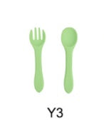 Baby Feeding Set - Silicone Spoon & Fork, Food-Grade BPA-Free