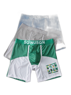 Men's Anti-Chafing Sports Boxer Briefs with Spacious Pouch