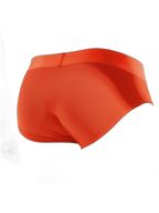 Men's Solid Color Mesh Breathable Sports Fitness Briefs