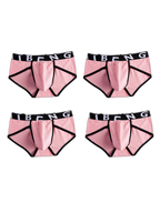 4-pack Men's Ultra-Soft Breathable Cotton High-Stretch Briefs 