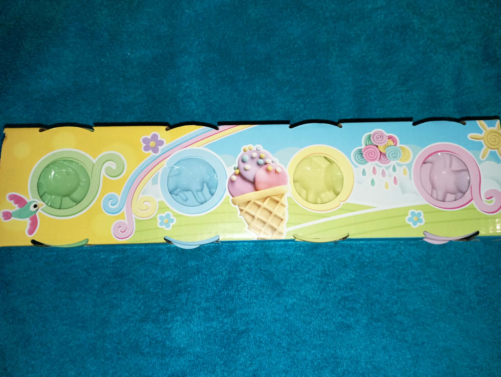 4 PACK PASTEL DOUGH MODELLING PLAY SET