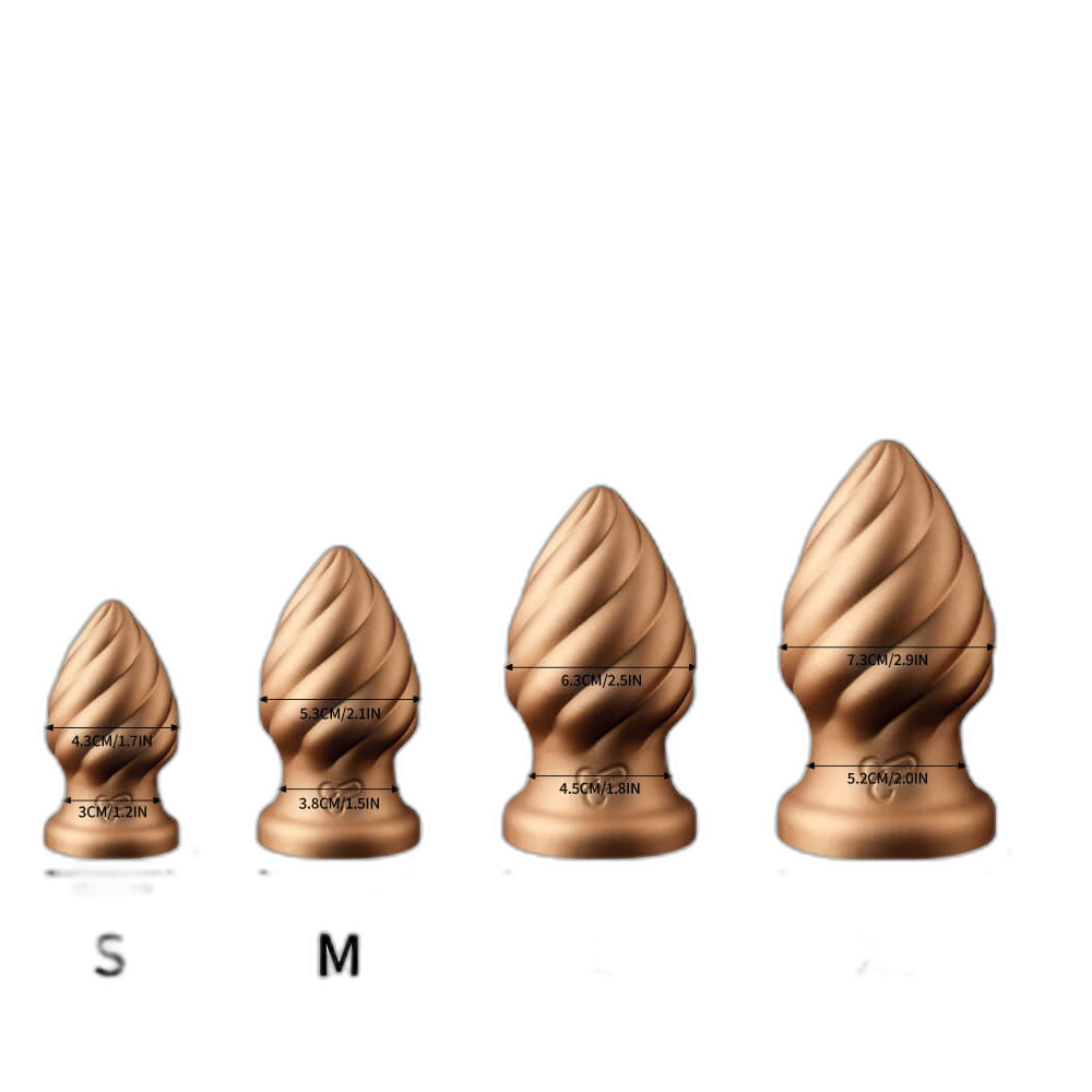 Spin Dance - Spiral Silicone Butt Plug For Beginner