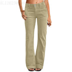 Lightweight Sports Pants Zipper Pocket Exercise Workout Pants