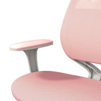 Vinsetto Office Chair, Breathable Mesh Swivel Desk Chair with Adjustable Height and  360° Swivel Security Wheels for Home Office, Study, Pink