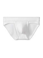 2 Pack Men's Waffle-Knit Cotton Separable Scrotum Support Briefs