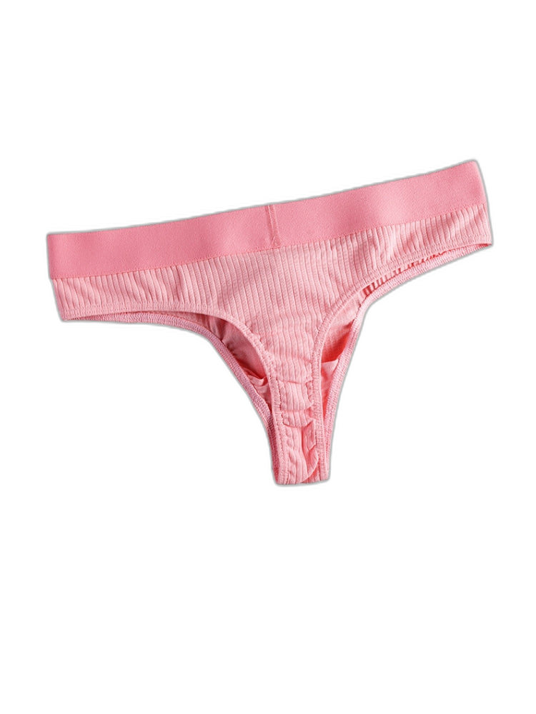 4-Pack Men's Ultra-Soft Cotton Mid-Rise Stay-Put Fit Seamless Thong