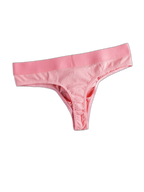 4-Pack Men's Ultra-Soft Cotton Mid-Rise Stay-Put Fit Seamless Thong