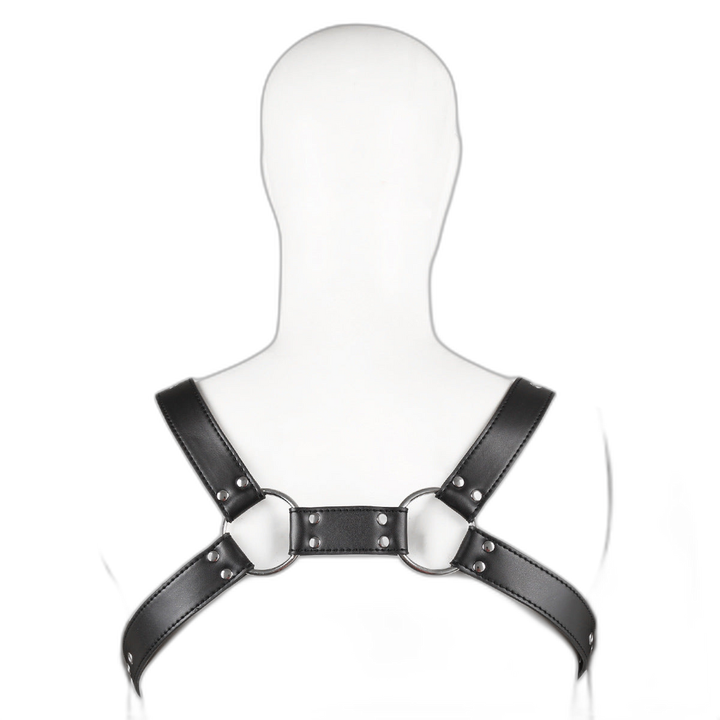 Buckle Strap Leather Chest Harness