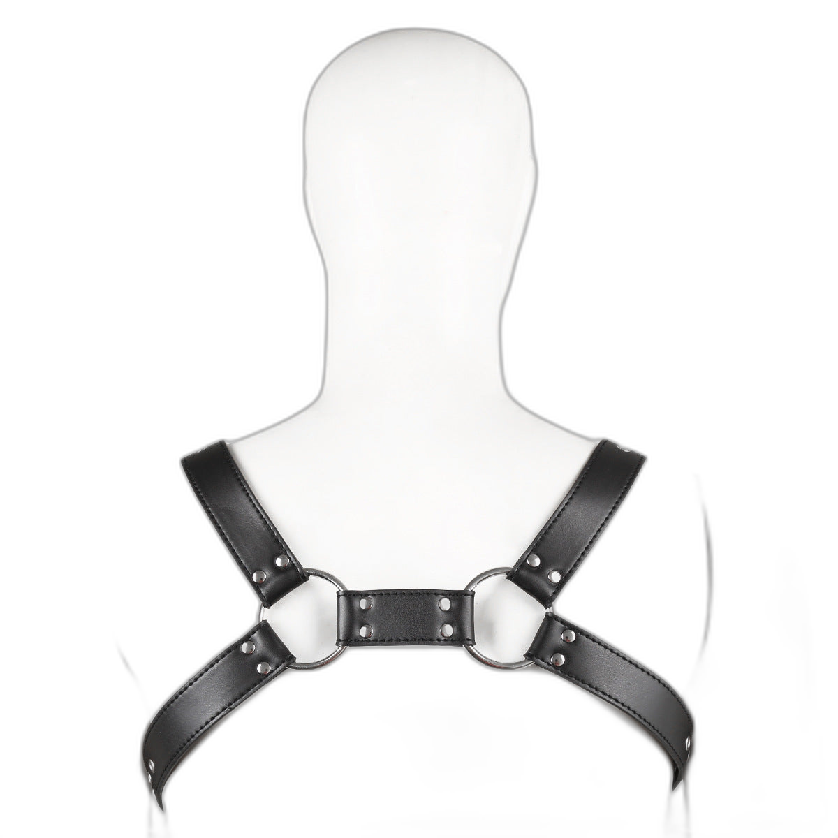 Buckle Strap Leather Chest Harness