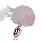 Lola - Bunny Tail Butt Plug - Metal Butt Plug - Anal Sex Toy