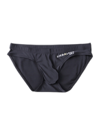 3 Packs of Men's Ice Silk Seamless Convex Pouch Briefs