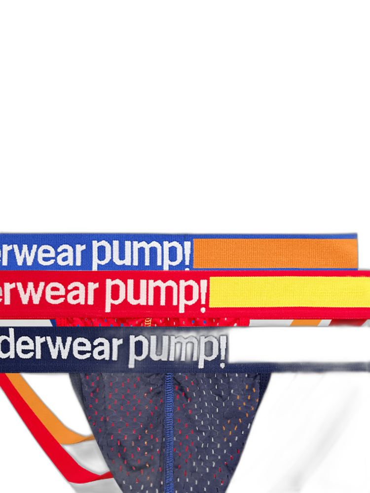 2 Pack Men's Sexy Hip-High Thongs