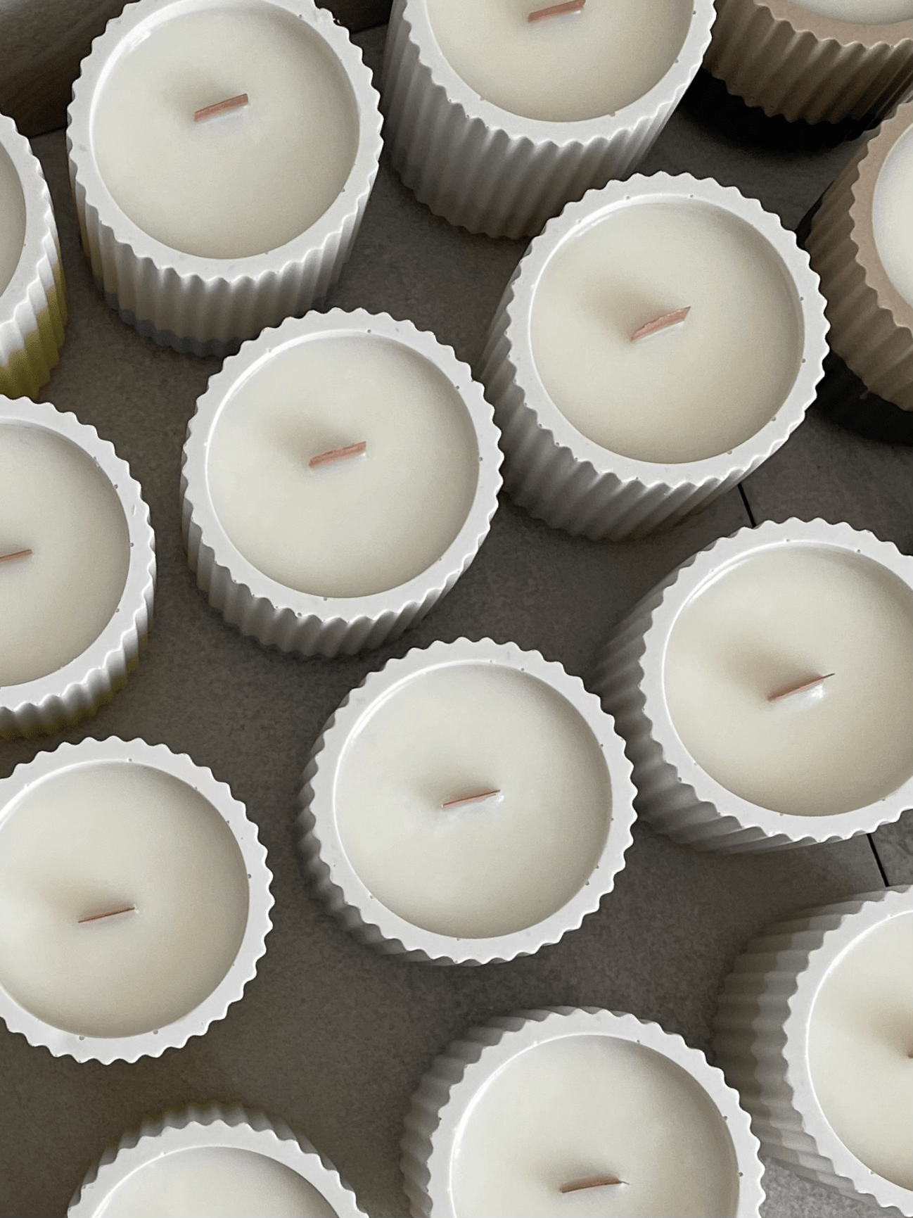Baby Powder Stoneware Soy Candle – Scandi Minimalist Home Candle