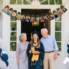 Babycop 2026 High School Graduation Banner – 9.8ft, 14 Photo Slots, Glitter Tassels