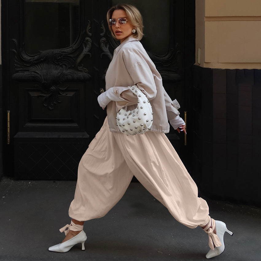 Stylish, Chic, And Casual Long Pants With A Designer Aesthetic