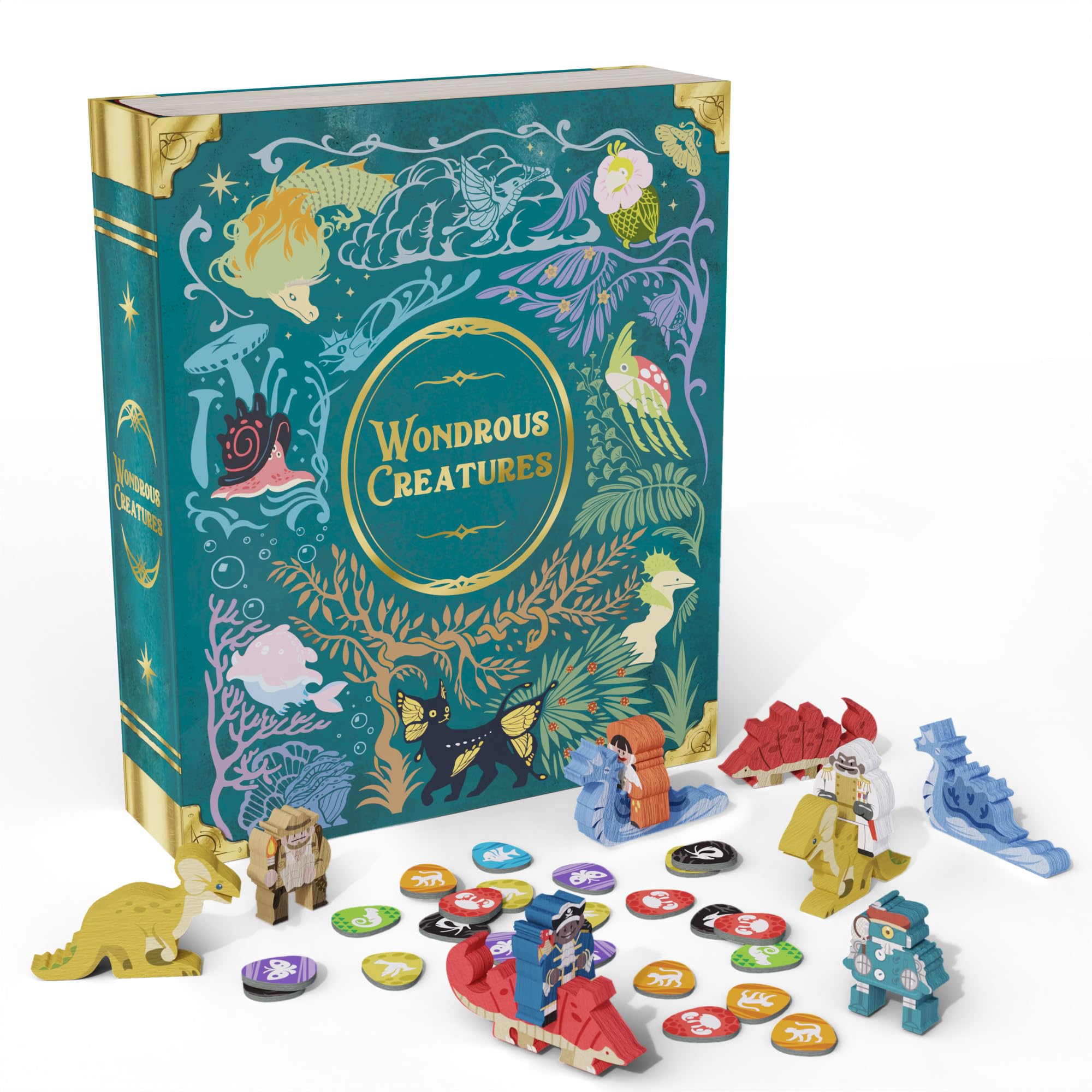 Wondrous Creatures Board Game | Worker-Placement & Tableau Building for 1-4 Players | BAD COMET