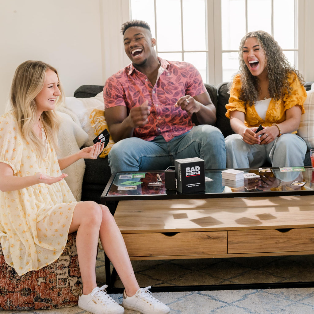 BAD PEOPLE Party Game – Hilarious Adult Card Game for Friends & Game Night
