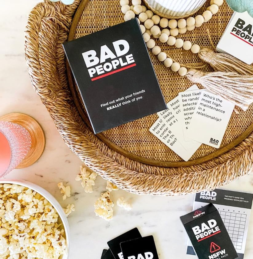 BAD PEOPLE Party Game – Hilarious Adult Card Game for Friends & Game Night