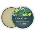 Badger Hair Pomade for Men — Organic, Medium Hold, 2 oz Tin (2-Pack)