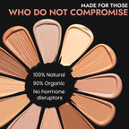BaeBlu Organic Aloe Luxe Foundation – Coffee, Natural Vegan, Gluten-Free, Made in USA
