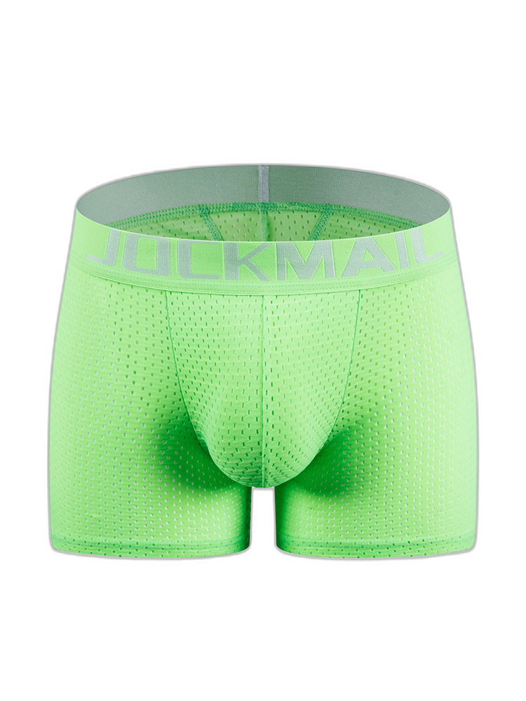 Sponge Cushion Mesh Buttock Boxer Briefs