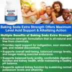 Baking Soda Aluminum Free 1300mg – Extra Strength Organic Capsules