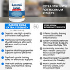 Baking Soda Aluminum Free 1300mg – Extra Strength Organic Capsules