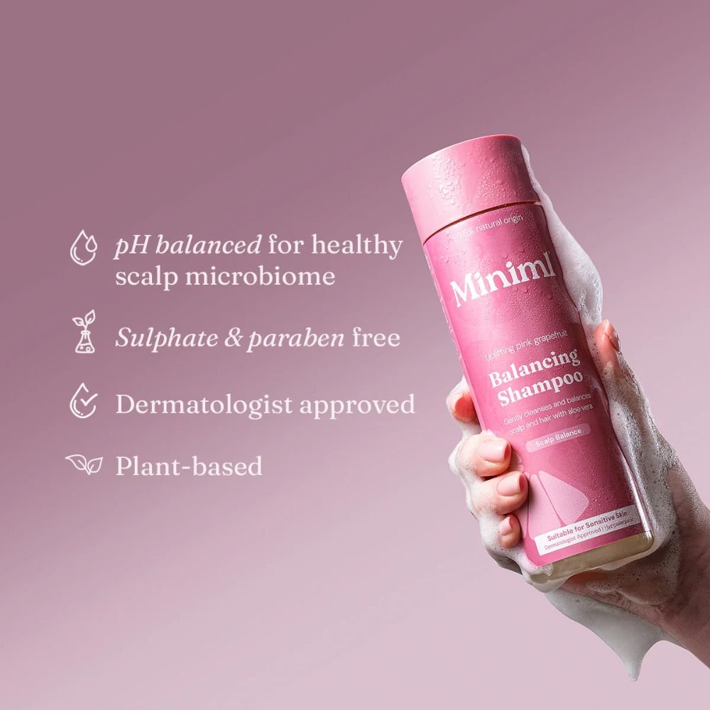 Ausgleichendes Shampoo Belebende Pink Grapefruit 400ml Sulfatfreie Haarpflege