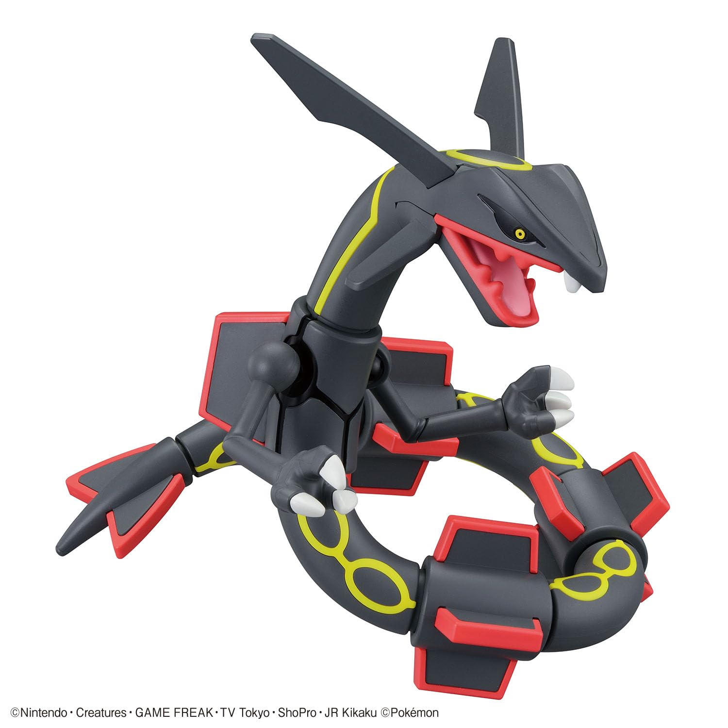 Bandai Pokemon Plamo Collection Select Series Black Rayquaza – Dynamic Pose Display Kit