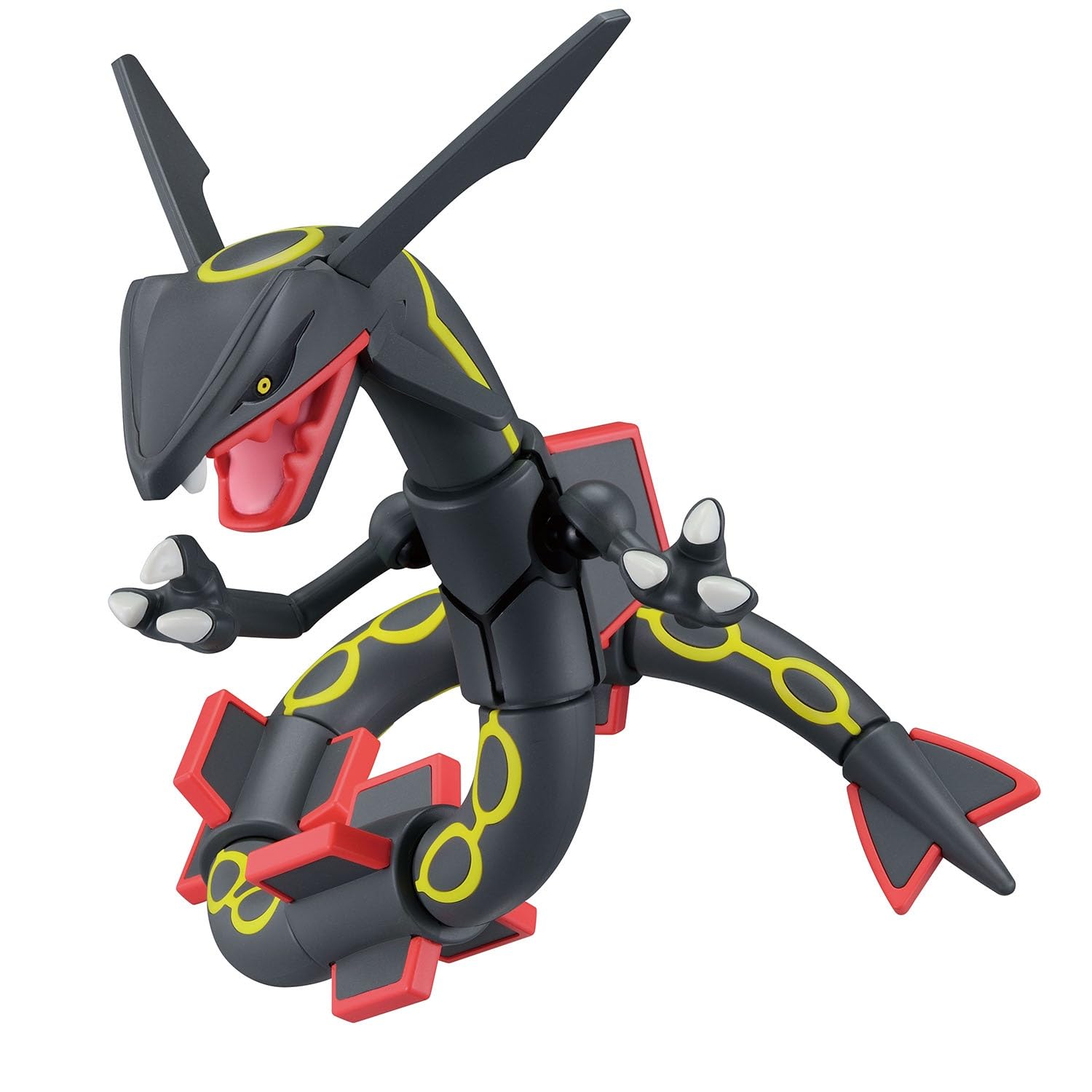 Bandai Pokemon Plamo Collection Select Series Black Rayquaza – Dynamic Pose Display Kit