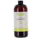 Banyan Botanicals Sesame Oil — Organic Unrefined Ayurvedic Oil (34 oz)