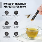 Bargad KSM-66 Ashwagandha Honey Sticks | 400mg Adaptogenic Support | Relaxation, Sleep, Focus & Energy | Premium Organic Honey | 30 Count