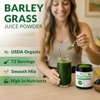 Bio Gerstengras Saftpulver – Roh & Kaltgepresstes Superfood (180g) | 72 Portionen